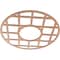 Ekena Millwork O'Neal Wood Fretwork Pierced Ceiling Medallion, Cherry, 24"OD x 8 3/4"ID x 1/4"T CMWP24X24X0250ONCH - alternate 4